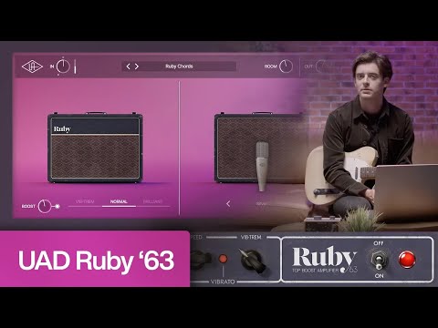 UAD Ruby '63 Top Boost Amplifier Plug-in