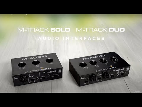 M-Audio M-Track Duo 2-Channel USB Audio Interface With 2 Combo Inputs With Crystal Preamps & Phantom Power