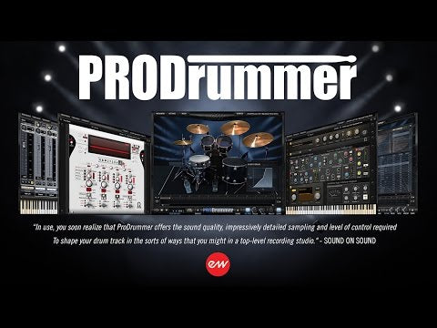 EastWest PRODRUMMER 1 & 2 Drum Machine Bundle