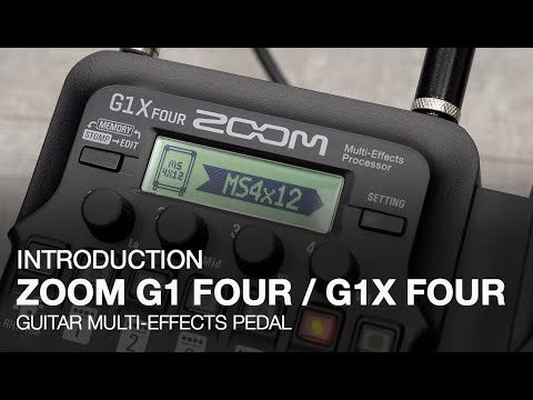 Zoom G1 Four Guitar Multi-Effects Expression Pedal