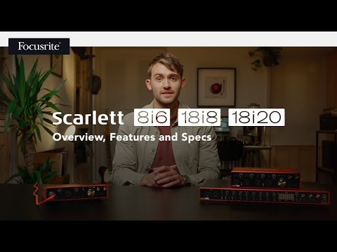 Focusrite Scarlett 18i20 Audio Interface with 8 Mic Preamps - 3rd Gen