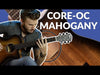 Cort Core OC Mahogany 6-Strings Electro Acoustic Guitar With Bag- Open Pore Black Burst