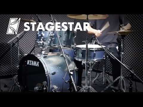 Tama ST52H5 Stagestar 5 Piece Acoustic Drum Kit with Hardware, Throne