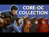 Cort Core-OC Spruce 6-Strings Electro Acoustic Guitar With Case - Open Pore Trans Black