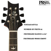 PRS Electro Acoustic Guitars PRS SE P20E Tonare Parlor Electro Acoustic Guitar With Gigbag