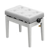 Roland Piano Benches White Polish Roland BNC 21 Adjustable Bench for Roland Digital Pianos