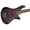 Schecter Bass Guitars Schecter Stiletto Extreme-5 5-String Bass Guitar - Black Cherry