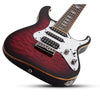 Schecter Electric Guitars Black Cherry Burst Schecter Banshee 7 Extreme 7-Strings Electric Guitar- Black Cherry Burst