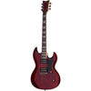 Schecter Electric Guitars Black Cherry Schecter S-II Omen Extreme Solid Body 6-String Electric Guitar