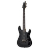 Schecter Electric Guitars Black Schecter C1 FR SGR 6 String Electric Guitar With Gig Bag