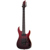 Schecter Electric Guitars Blood Burst Schecter C-7 FR SLS Elite 7 String Electric Guitar