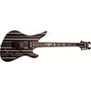 Schecter Electric Guitars Gloss Black With Silver Pin Stripes Schecter 203 Synster Electric Guitar, Custom-Sustainiac, 6-String