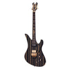 Schecter Electric Guitars Glossy Black With Gold Stripes Schecter Synyster Gates Custom-S Electric Guitar