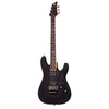 Schecter Electric Guitars Midnight Satin Black Schecter C1 FR SGR 6 String Electric Guitar With Gig Bag