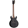 Schecter Electric Guitars Midnight Satin Black Schecter S-1 SGR Arched Top 6 String Electric Guitar