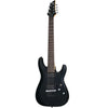 Schecter Electric Guitars Satin Black Schecter C-7 Deluxe 7 String Electric Guitar