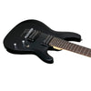 Schecter Electric Guitars Satin Black Schecter C-7 Deluxe 7 String Electric Guitar