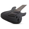 Schecter Electric Guitars Satin Black Schecter Damien-8 Multiscale 8 String Electric Guitar