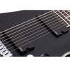 Schecter Electric Guitars Satin Black Schecter Damien Platinum-8 8 String Electric Guitar