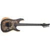 Schecter Electric Guitars Satin Charcoal Burst Schecter Reaper-6 FR 6 String Electric Guitar