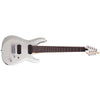 Schecter Electric Guitars Satin White Schecter Guitar Research C-8 Deluxe Electric Guitar - 8 String