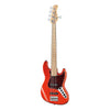 Sire Bass Guitars Bright Metallic Red Sire Marcus Miller V7 5-Strings Vintage Swamp Ash Fretless Bass Guitar