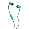 Skullcandy In-Ear Wired Headphones Green Black Skullcandy Jib In-Ear Wired Earphones With Mic - Black