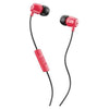 Skullcandy In-Ear Wired Headphones Red Black Skullcandy Jib In-Ear Wired Earphones With Mic - Black