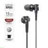 Sony In-Ear Wired Headphones Black Sony MDR XB75AP Premium Extra Bass In-Ear Wired Headphone With Mic