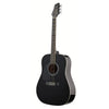 Stagg Acoustic Guitars Black Stagg SW201 Left Handed Dreadnought Acoustic Guitar