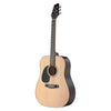 Stagg Acoustic Guitars Natural Stagg SW201 Left Handed Dreadnought Acoustic Guitar