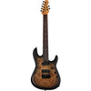 Sterling by Music Man Electric Guitars Natural Poplar Burl Burst Sterling by Music Man Richardson7 Cutlass Signature 7-Strings Electric Guitar with Gigbag