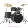 Tama IP52H6W Imperial Star 5 Piece Acoustic Drum Kit with Hardware and Drum Throne