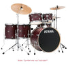 Tama Acoustic Drum Kits Burgundy Walnut Wrap Tama IE62H6W Imperialstar Acoustic Drum Kit