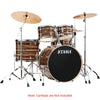 Tama Acoustic Drum Kits Coffee Teak Wrap Tama IP52H6W-BRM ImperialStar 5 Piece Drum Kit