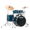 Tama Acoustic Drum Kits Hairline Blue Tama IE58H6W Imperialstar Drum Kits 18 Inch