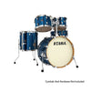 Tama Acoustic Drum Kits Indigo Sparkle Tama VD50RS Silverstar Fusion 20inch 5-Shell Drumkit without Hardware