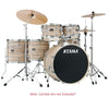 Tama Acoustic Drum Kits Natural Zebrawood Wrap Tama IE62H6W Imperialstar Acoustic Drum Kit