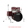 Tama Acoustic Drum Kits Red Stream Tama RM52KH5 Rhythm Mate 5-Piece Acoustic Drum Kit