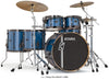 Tama Acoustic Drum Kits Vintage Blue Metallic Tama Superstar Hyper-Drive Maple 6PCS Shellpack Drumkit