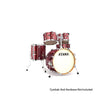 Tama Acoustic Drum Kits Vintage Burgundy Sparkle Tama VD50RS Silverstar Fusion 20inch 5-Shell Drumkit without Hardware