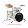 Tama Acoustic Drum Kits Vintage White Sparkle Tama IE52KH6W Imperial Star 5pc Shell with Hardware Acoustic Drum Set