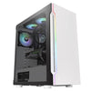 ThermalTake PC Cabinets Snow White ThermalTake H200 TG RGB ATX Mid Tower Computer Chassis