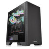 ThermalTake PC Cabinets ThermalTake S300 Tempered Glass Edition Mid Tower Computer Chassis