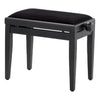 Thomann Piano Benches Black Matte Thomann KB-45 Piano Bench - Black Velvet Upholstery