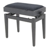 Thomann Piano Benches Black Matte Thomann KB-55 Piano Bench - Black Velvet Upholstery