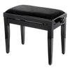 Thomann Piano Benches Black Polished Thomann KB-45 Piano Bench - Black Velvet Upholstery