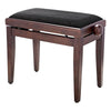 Thomann Piano Benches Walnut Matte Thomann KB-45 Piano Bench - Black Velour Upholstery