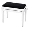 Thomann Piano Benches White Matte Thomann KB-45 Piano Bench - Black Velour Upholstery