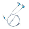 Toshiba Earphones Blue Toshiba RZE-D100E Wired Earphone with Microphone